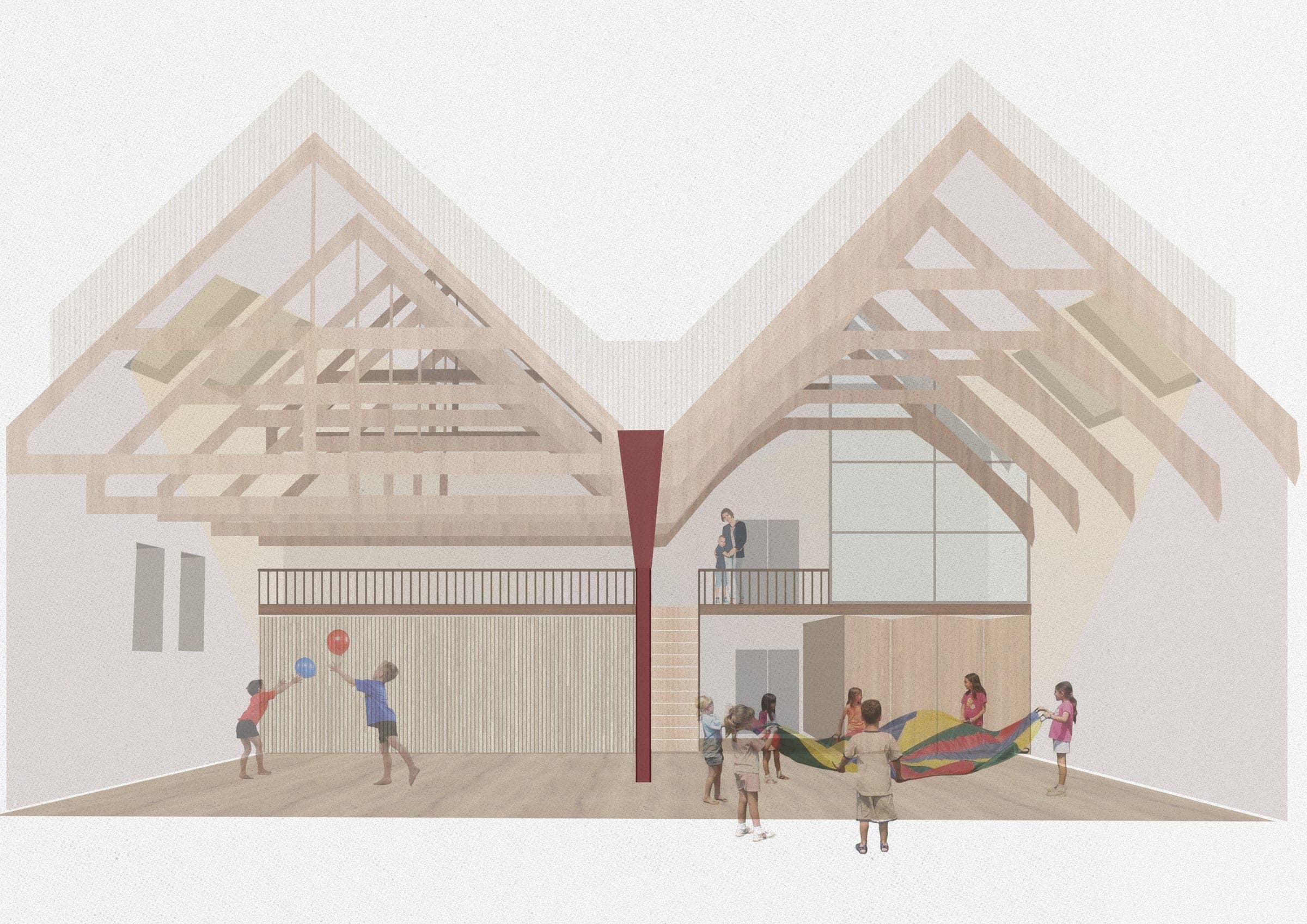 Designed for Deconstruction — internal view