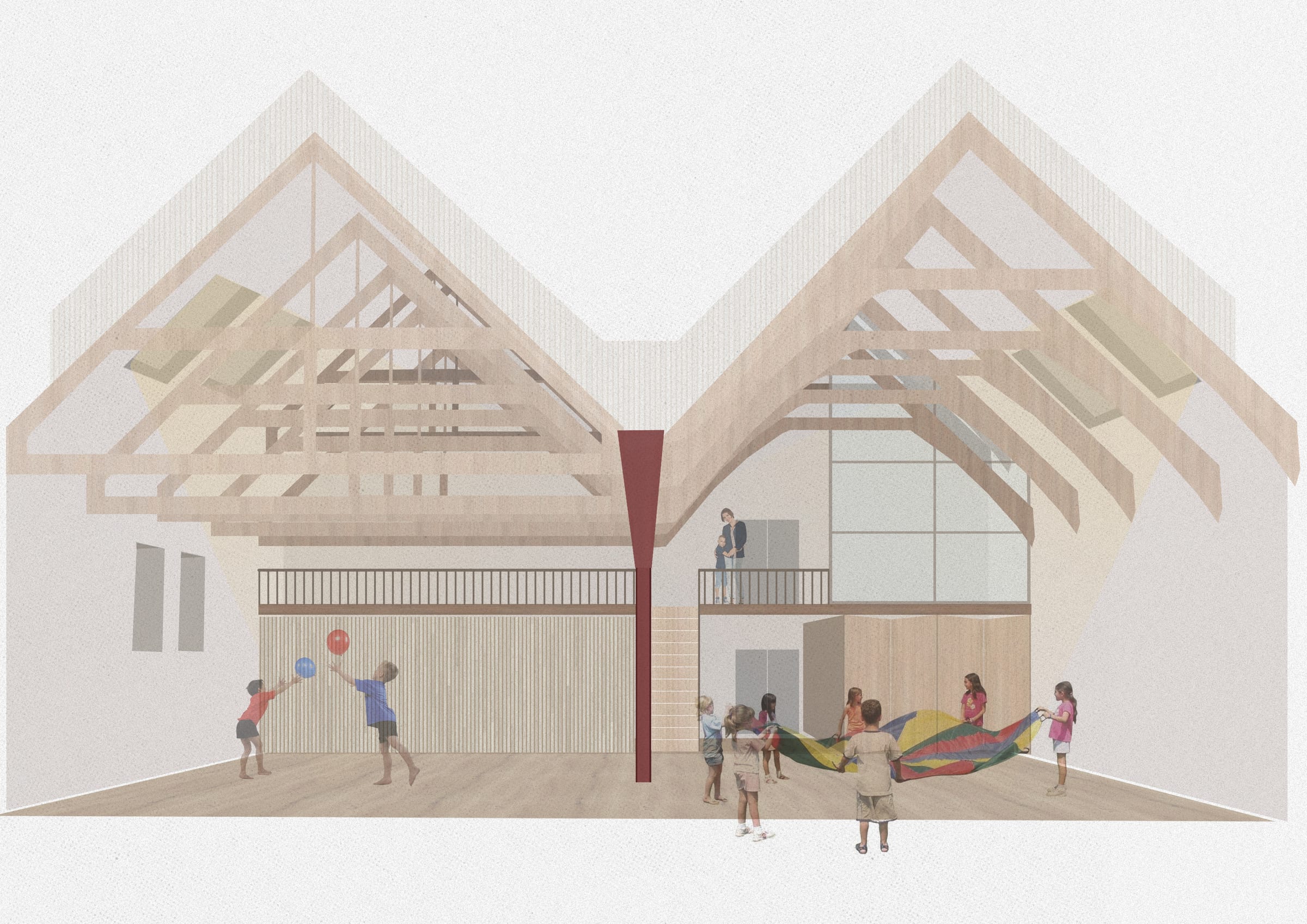 Designed for Deconstruction — internal view